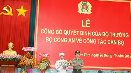 Công an TP Cần Thơ có tân Giám đốc