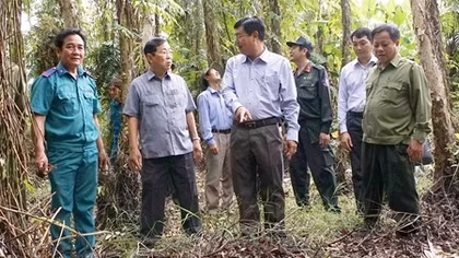 Giữ rừng U Minh Hạ an toàn cao điểm mùa khô