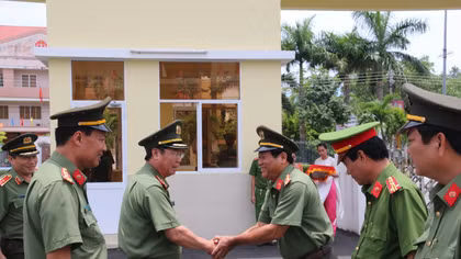Lãnh đạo Bộ Công an kiểm tra công tác tại Công an Bạc Liêu 