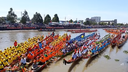 Khai mạc giải ghe Ngo tỉnh Sóc Trăng năm 2018