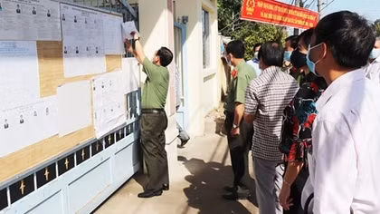 Bảo đảm tuyệt đối an ninh, an toàn ngày bầu cử 