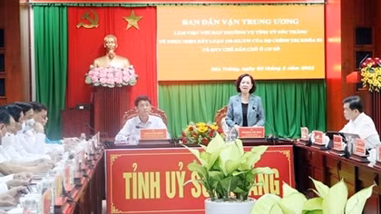 Sóc Trăng cần tiếp tục thực hiện tốt quy chế dân chủ ở cơ sở