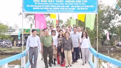 Khánh thành cầu giao thông nông thôn tại Cà Mau