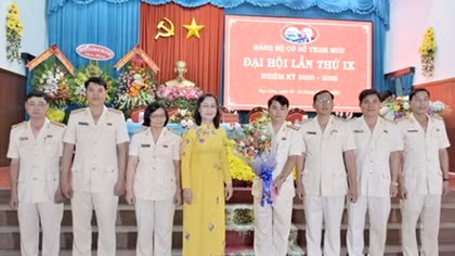 Đảng bộ Tham mưu Công an tỉnh Bạc Liêu tổ chức Đại hội lần thứ IX