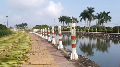 Trên 1.200m dây xích bờ kè… không cánh mà bay 