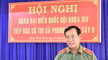 Thứ trưởng Lê Tấn Tới tiếp xúc cử tri tỉnh Bạc Liêu 
