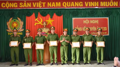 Tổng kết Chuyên án điều tra vụ giết người cướp tài sản tại huyện Tuy Phong