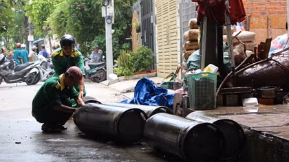 Bình gas phát hỏa, nhiều người bỏ chạy