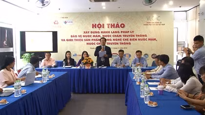 Xây dựng hành lang pháp lý cho nước mắm truyền thống