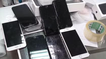 Lô hàng iPhone lậu được khai báo thành chuột máy tính