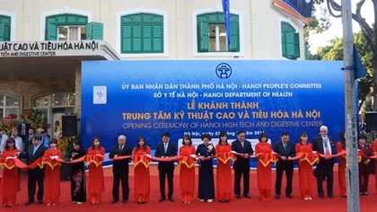 Hà Nội có Trung tâm kỹ thuật cao và tiêu hóa hiện đại ngang tầm quốc tế 