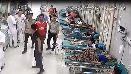 Diễn biến mới nhất vụ côn đồ gây rối tại Bệnh viện Hùng Vương - Phú Thọ