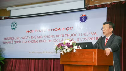 Mỗi năm, Việt Nam có khoảng 40.000 người tử vong do thuốc lá