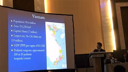 Đại diện duy nhất của Việt Nam tham gia hội nghị các nước ASEAN về ngoại - nhi 