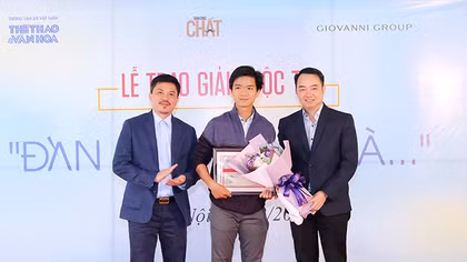 Trao giải nhất 30 triệu đồng cuộc thi "Đàn ông Chất" 