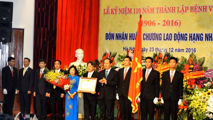 Chủ tịch nước Trần Đại Quang dự lễ kỷ niệm 110 năm thành lập Bệnh viện Việt Đức
