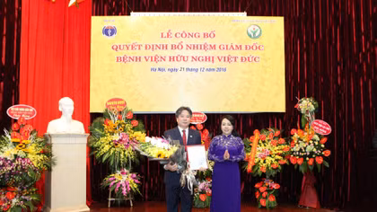 GS.TS. Trần Bình Giang trở thành Giám đốc Bệnh viện Việt Đức