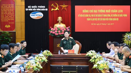 3 Bộ trưởng cùng làm việc với Tập đoàn Viettel