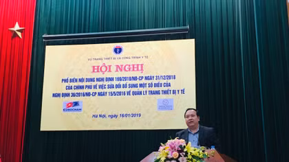 Tháo gỡ nhiều bất cập trong quản lý trang thiết bị y tế