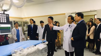 Khai trương phòng cấp cứu có hệ thống máy trị giá hơn 1 triệu USD