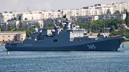 Hạm đội Biển đen Hải quân Nga tiếp nhận tàu khu trục Grigorovich mới nhất