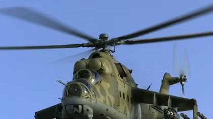 Trực thăng Mi-25 Nga bị khủng bố bắn rơi ở Syria