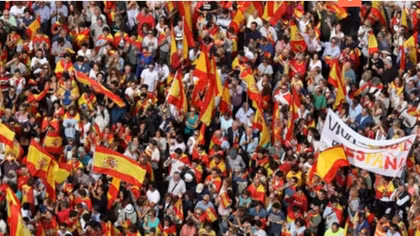 Một triệu người dân Tây Ban Nha biểu tình chống Catalonia li khai