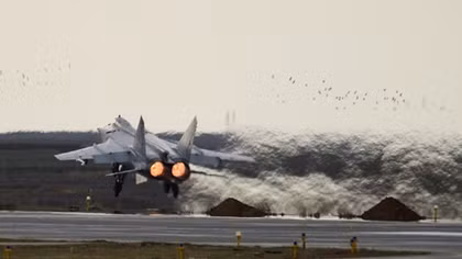 Một chiến đấu cơ MiG-31 của Nga bị rơi
