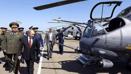 Trực thăng chở Tổng thống Nga Vladimir Putin từng bị tấn công