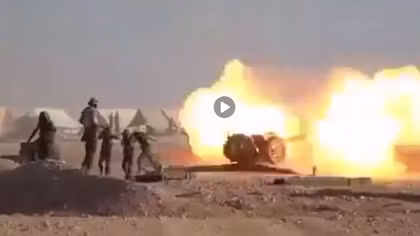 Tên lửa, đạn pháo Syria đỏ trời diệt khủng bố ở Deir Ezzor