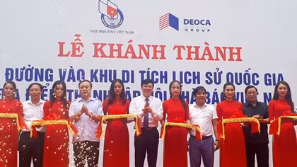 Khánh thành tuyến đường dẫn vào di tích địa điểm thành lập Hội Nhà báo Việt Nam
