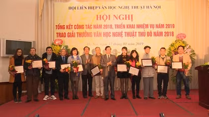25 tác phẩm được trao giải thưởng Văn học Nghệ thuật thủ đô