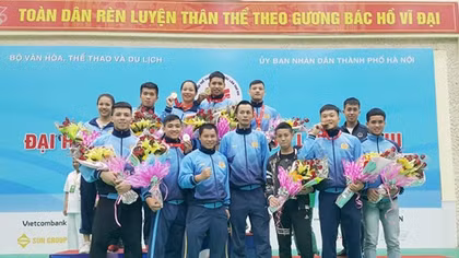 Đoàn Thể thao CAND giành thêm 3 HCV quý giá ở môn võ cổ truyền 