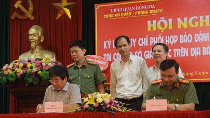 Phối hợp đảm bảo ANTT tại các cơ sở giáo dục trên địa bàn quận Đống Đa