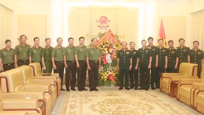 Lãnh đạo Bộ Công an chúc mừng Ngày Truyền thống Bộ Tổng Tham mưu 