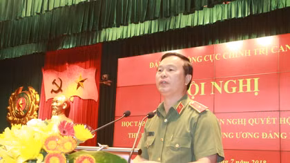 Tổng cục Chính trị CAND đẩy mạnh học tập, quán triệt Nghị quyết Hội nghị Trung ương 7, khoá XII