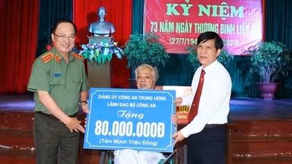Thứ trưởng Nguyễn Văn Thành tri ân các đồng chí thương binh tại Bắc Ninh 