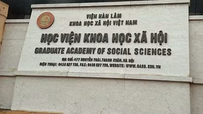 Phát hiện hàng loạt sai phạm tại Học viện Khoa học xã hội