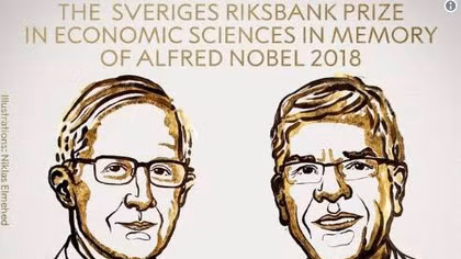 Nobel Kinh tế 2018 vinh danh hai giáo sư người Mỹ về phát triển bền vững 