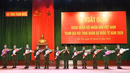 Việt Nam xuất quân tham gia Army Games 2020