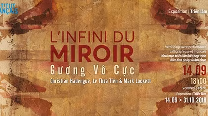 Trình diễn thư pháp trên nền độc tấu piano