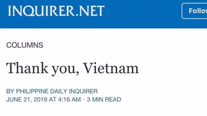 Tổng thống Duterte cảm ơn Việt Nam cứu mạng ngư dân Philippines 