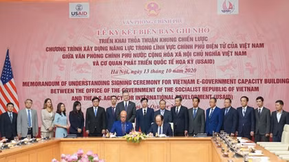 Việt Nam - Hoa Kỳ hợp tác tăng cường năng lực Chính phủ điện tử