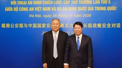 Tăng cường tin cậy chính trị và hợp tác thực chất giữa Bộ Công an Việt Nam và Bộ An ninh quốc gia Trung Quốc
