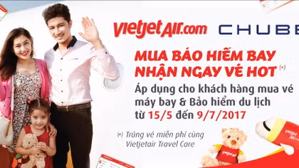 Bảo hiểm Bảo Việt tiếp tục đồng hành cùng đội bay Vietjet