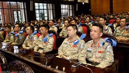 Bệnh viện dã chiến cấp 2 số 2 xuất quân sang Nam Sudan