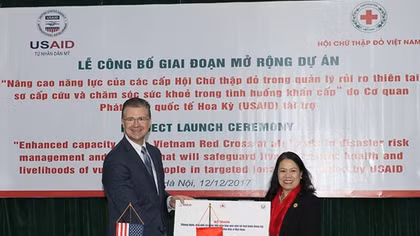 Mỹ hỗ trợ Việt Nam 800.000 USD để ứng phó thiên tai