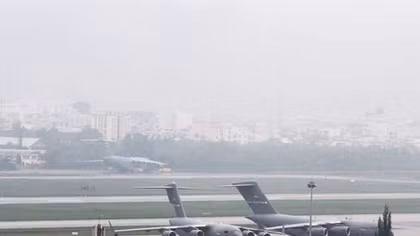 Dàn siêu xe của Tổng thống Trump đang ở sân bay Đà Nẵng 