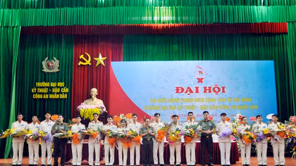 Đại hội Đoàn Thanh niên Đại học Kỹ thuật – Hậu cần CAND