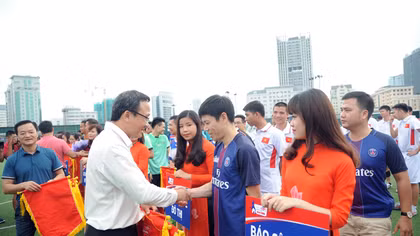 Khai mạc Giải bóng đá Cúp Báo Giao thông lần thứ 4